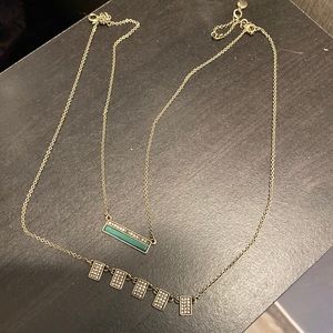 Chloe and Isabel malachite necklace